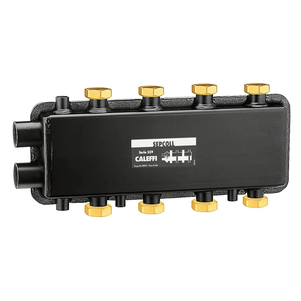 Caleffi SEPCOLL 559 2+2 Hidrolik Ayırıcı Kolektör 559222