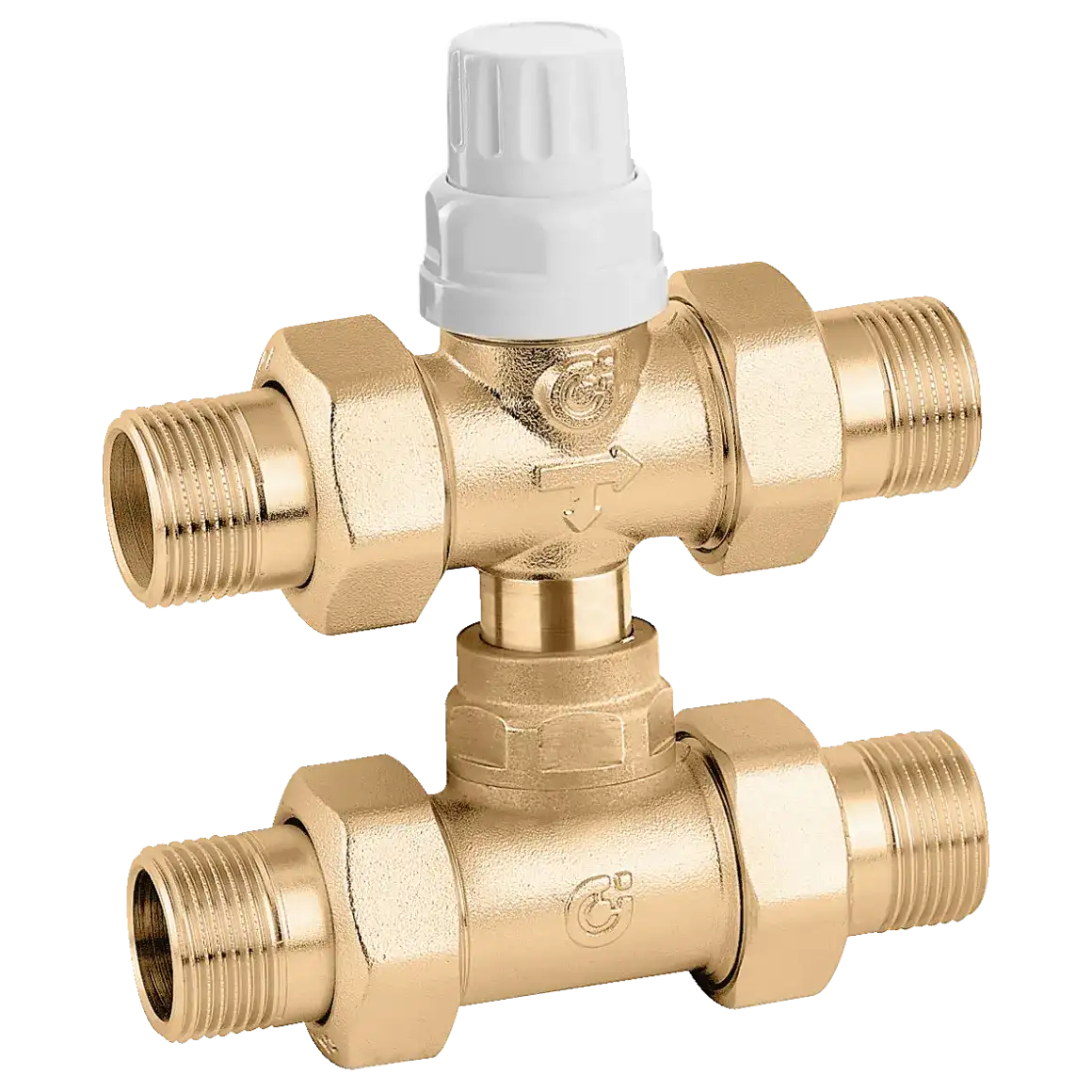 Caleffi 678 T Bağlantılı Üç Yollu Zon Kontrol Vanası 3/4