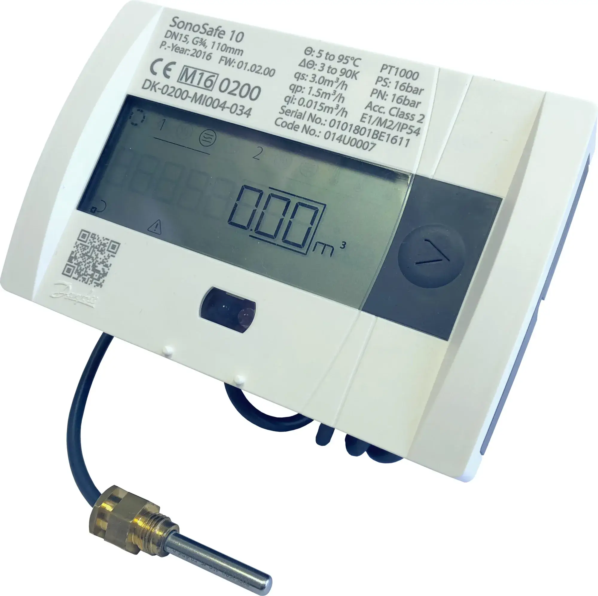 Danfoss SonoSafe 10 DN 20 M-Bus Modüllü Ultrasonik Kalorimetre