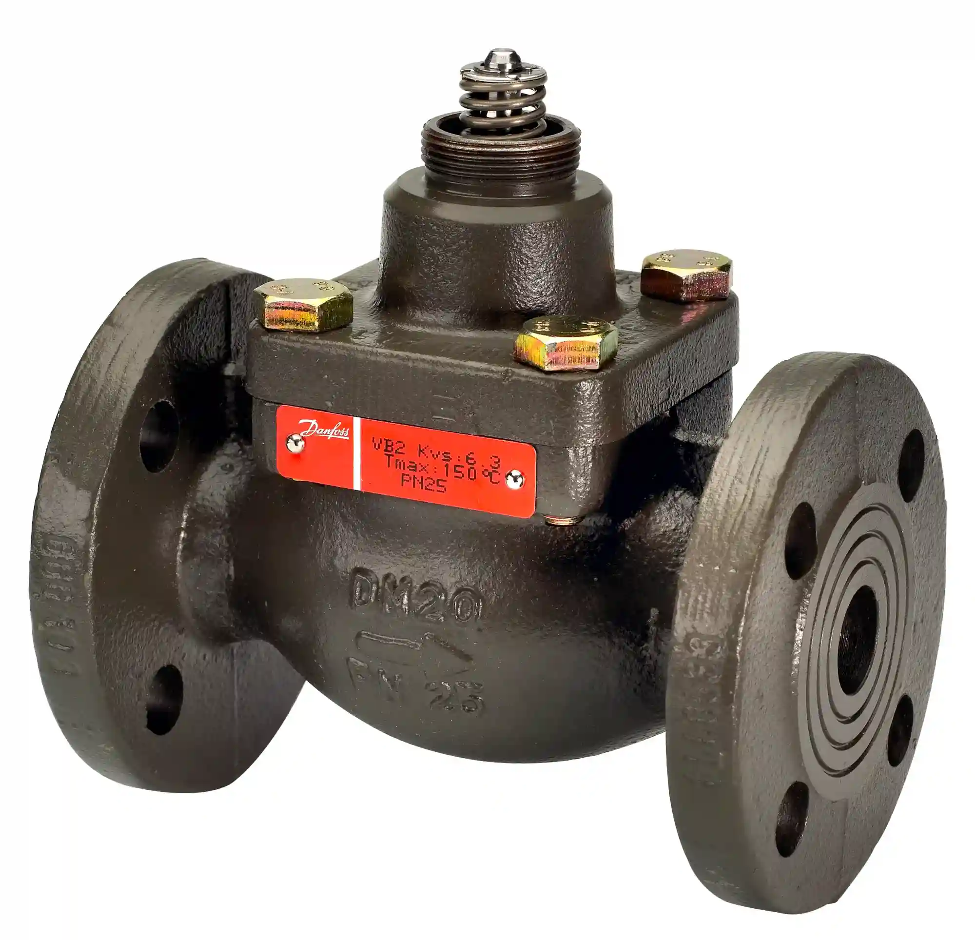 Danfoss VB2 İki Yollu Flanşlı Döküm Lineer Vana Gövdesi PN 25 DN 50