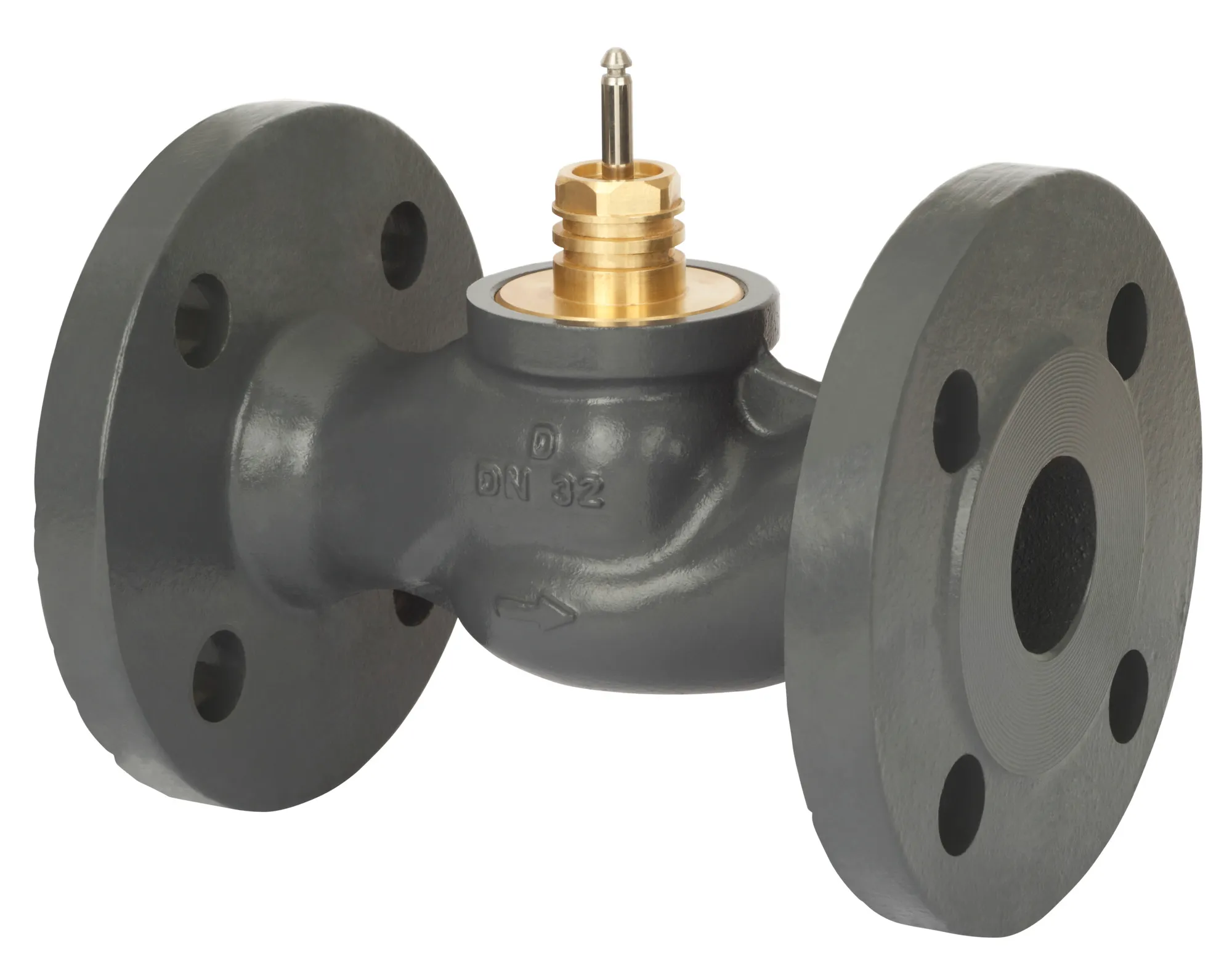 Danfoss VF2 İki Yollu Flanşlı Döküm Lineer Vana Gövdesi PN 16 DN 100