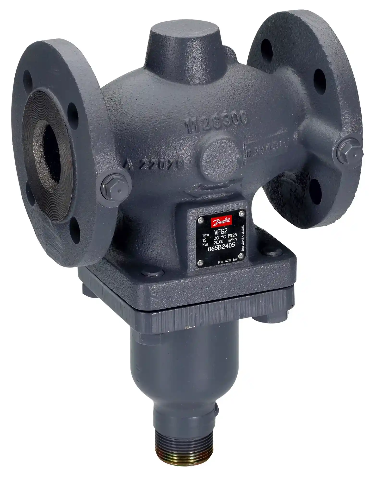 Danfoss VFG2 İki Yollu Vana Gövdesi Metalik Contalı PN 16 DN 250