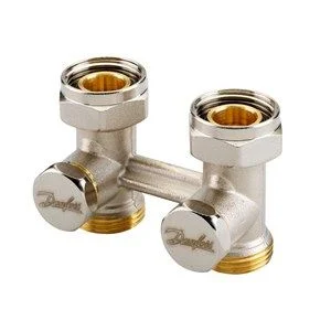 Danfoss Düz Tip Kompakt Radyatör Dönüş Vanası RLV-KS