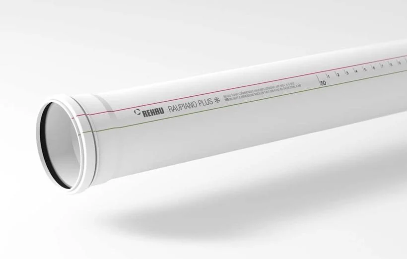 RAUPIANO PLUS Cift Muflu Atik Su Borusu DN 200, 2000 mm