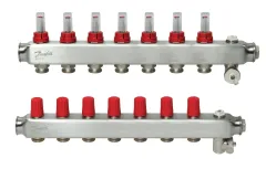 Danfoss 7’li Paslanmaz Çelik Kollektör Seti