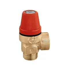 Caleffi 312 Emniyet Ventili Erkek-Dişi Bağlantılar 5 Bar G 1/2
