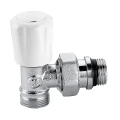 Caleffi 421 Ön Reglaj Ayarlı Dönüştürülebilir Radyatör Vanaları 3/4” Kauçuk Contasız