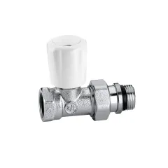 Caleffi 422 Ön Reglaj Ayarlı Dönüştürülebilir Radyatör Vanaları 3/4” Kauçuk Contasız