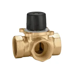 Caleffi 610 Dişli Üç Yollu Rotary Tip Karışım Vanası Rp 1 1/4''