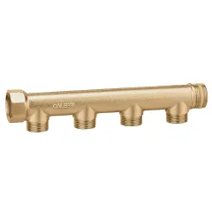 Caleffi 350 Modüler Tekli Kolektör 3/4” x 2 Çıkışlı