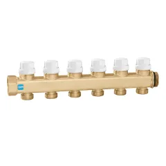 Caleffi 6620 Termal Motor Bağlantısına Uygun Dönüş Kollektörü 5 Çıkışlı