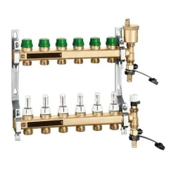 Caleffi 6656D1 DYNAMICAL Ön Montajlı Dağıtım Kollektörü 4 Çıkışlı