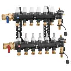 Caleffi 6716D1 Ön Montajlı Dağıtım Kollektörü 4 Çıkışlı