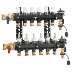 Caleffi 6716L1 Ön Montajlı Dağıtım Kollektörü 10 Çıkışlı