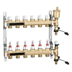 Caleffi 6646N1 Ön Montajlı Dağıtım Kollektörü 12 Çıkışlı
