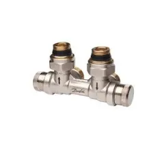 ﻿Danfoss Sol Dik Köşe Tip Kompakt Dinamik Radyatör Dönüş Vanası RLV-KDV DN 15