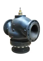 Danfoss VF3 Üç Yollu Flanşlı Döküm Lineer Vana Gövdesi PN 16 DN 250