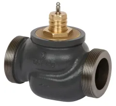 Danfoss VRG2 İki Yollu Dış Dişli Döküm Lineer Vana Gövdesi PN 16 DN 32