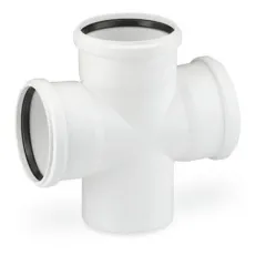 Raupiano Plus Çift Çatal DN 125/110/110, 45 Derece