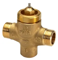 Danfoss VZL2 İki Yollu Dış Dişli Pirinç Vana Gövdesi PN 16 DN 15